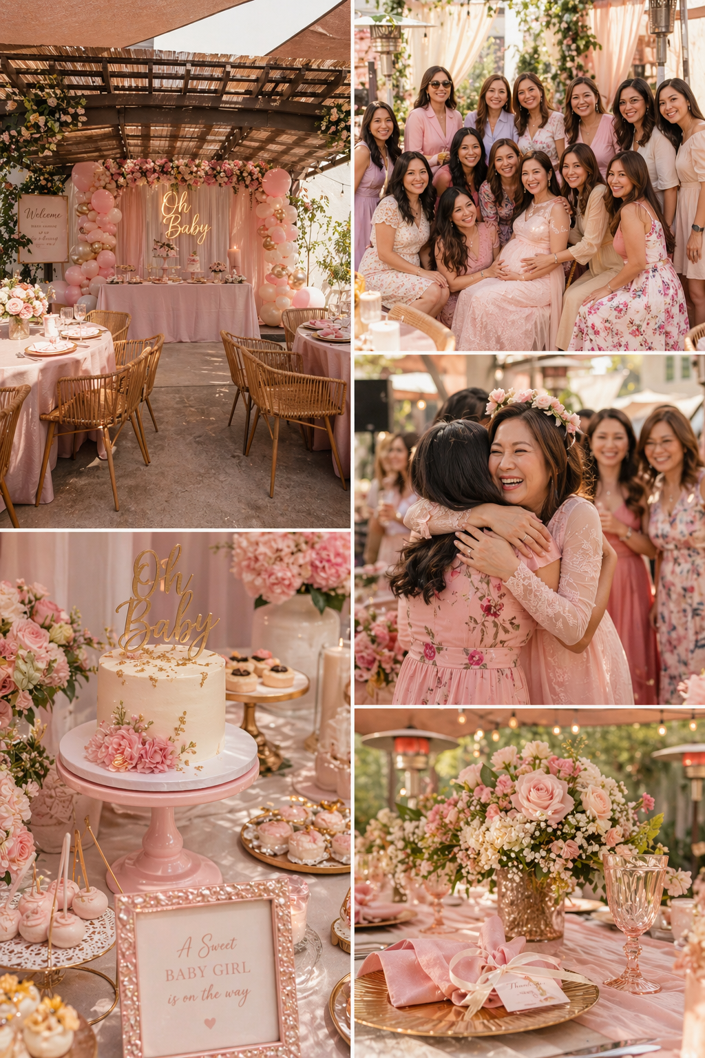 Runam Garden outdoor venue at night with string lights and floral decor — Fountain Valley, CA